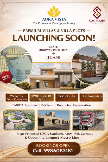 Land only For Sale in Jigani - Anekal Road, Kumbaranahalli