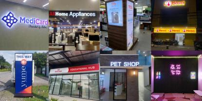 Signages, Tarpaulin